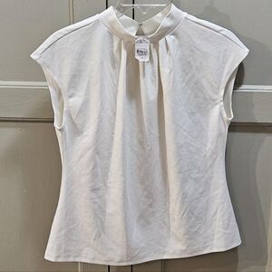 BNWT - Ann Taylor - Cream Blouse - Top - Sz M